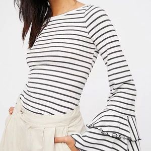 Free People Casual Jersey knit top
